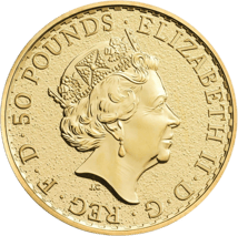 1/2 Unze Gold Britannia 2016