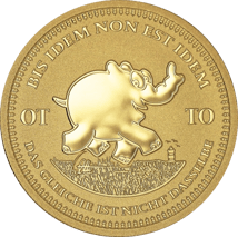 1 Unze Gold Ottifanten 2024 Bis Idem Non Est Idem (Auflage: 1.000)