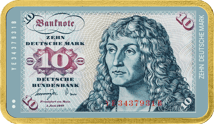 1 Unze Silber 10 Alte Deutsche Mark (Auflage: 100 | teilvergoldet)