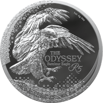 1 Unze Silber Odyssey of the Sky Batteleleur Eagle 2025 (Auflage: 5.000 | Polierte Platte)
