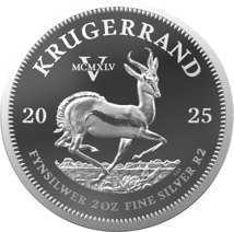 2 Unze Silber Krügerrand VE-Day Privy Mark 2025 (Auflage: 880 | Polierte Platte)