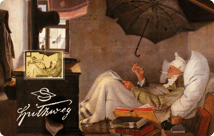 Gold Carl Spitzweg Der Arme Poet Münze