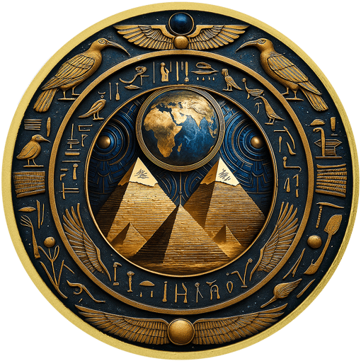 1 Unze Silber Altes Ägypten Tutanchamun 2025 (Auflage: 100 | Saphire | teilvergoldet)