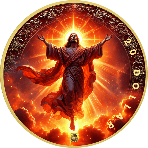 1 Unze Silber Jesus Christus 2025 (Auflage: 100 | teilvergoldet)