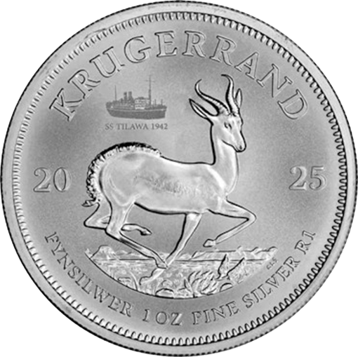 1 Unze Silber Krügerrand 2025 Privy Mark Tilawa