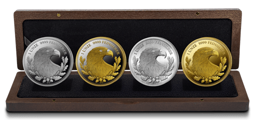 Silbermark Silber Set 2025 (Auflage: 250 | teilvergoldet | Polierte Platte)