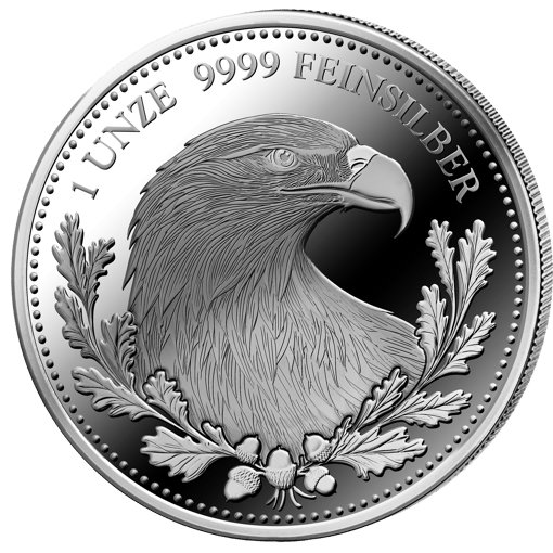 1 Unze Silber Mark PP (Auflage: 1.000 | 75 Jahre Privy Mark | Polierte Platte)