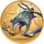 1 Unze Gold Winter Wolf Jahreszeiten 2025 (Auflage: 99 | Polierte Platte)