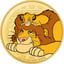 1 Unze Silber König der Löwen Mufasa und Simba 2024 (Auflage: 1.994 | Polierte Platte)