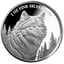 1 Unze Silber Heimische Tiere Wolf 2025 (Auflage: 1.000 | Polierte Platte)