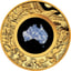 2 Unze Gold Great Southern Land Opal Serie 2025 (Auflage: 200 | Polierte Platte)