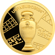 0,5g Gold UEFA Euro 2024 Pokal (Auflage: 9.999 | Polierte Platte)