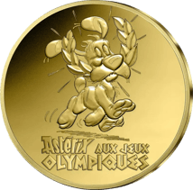 0,5g Gold Asterix bei den Olympischen Spielen 2024 (Auflage: 2.024 | Polierte Platte)