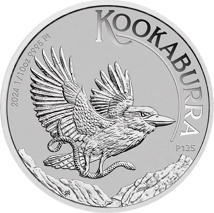 1/10 Unze Platin Australien Kookaburra 2024 (Auflage: 15.000)