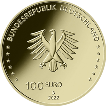 1/2 Unze Goldeuro Säulen der Demokratie - Freiheit (Auflage 175.000 | Buchstabe D)