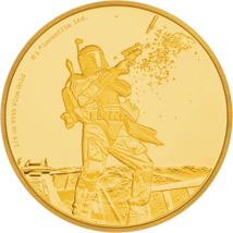 1/4 Unze Gold Boba Fett Star Wars 2017 PP (Auflage: 500 | Polierte Platte)