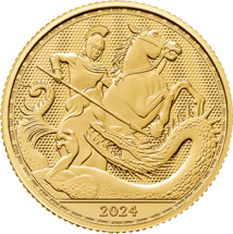 1/4 Unze Gold St George and the Dragon 2024