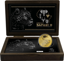 1 Unze Gold African Safari II Leopard 2022 PP (Auflage: 100 | Polierte Platte | Zertifikat Nr. 1)
