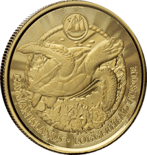 1 Unze Gold Cayman Islands Schildkröte 2024 (Auflage: 1.000)