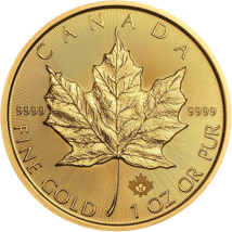 1 Unze Gold Maple Leaf 2022