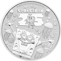 1 Unze Silber 25 Jahre SpongeBob 2024 (Auflage: 25.000)