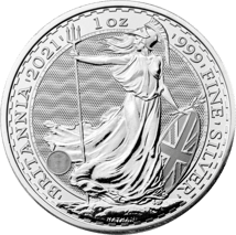 1 Unze Silber Britannia 2021