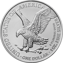 1 Unze Silber American Eagle Halloween Howling Wolves 2024 (Auflage: 2.024)