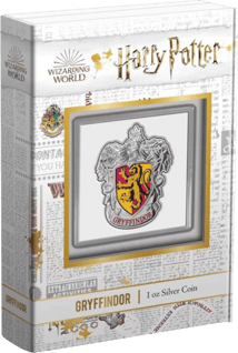 1 Unze Silber Gryffindor Wappen 2021 PP (Auflage: 5.000 | coloriert | PP)