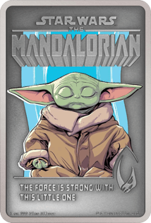 1 Unze Silber Mandalorian Posters - Grogu 2022 (Auflage: 2.000 | Antik Finish)