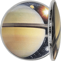 1 Unze Silber Sonnensystem Saturn 2022 (Auflage: 1.500 | gewölbt)