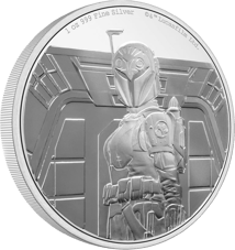 1 Unze Silber Star Wars Bo-Katan Kryze 2022 PP (Auflage: 5.000 | Polierte Platte)