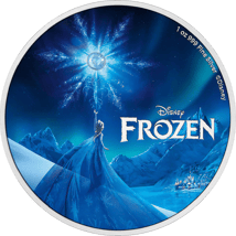 1 Unze Silber Walt Disney Frozen 10. Jubiläum 2023 (Auflage: 2.013 | coloriert | Polierte Platte)
