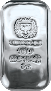 1 Unze Silberbarren Germania Mint