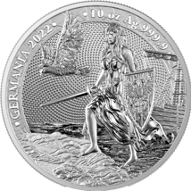 10 Unzen Silber Germania 2022 (Auflage: 1.000)