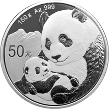 150g Silber China Panda 2019 PP (Polierte Platte | Auflage: 60.000)