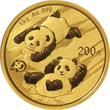 15g Gold China Panda 2022