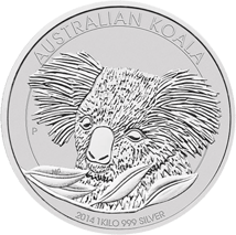 1kg Silber Koala 2014