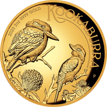 2 Unze Gold Kookaburra 2023 High Relief PP (Auflage: 125 | Polierte Platte)