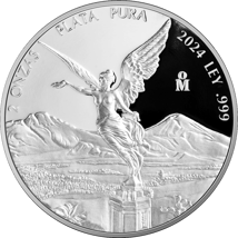 2 Unze Silber Libertad 2024 (Auflage: 6.900 | Polierte Platte)