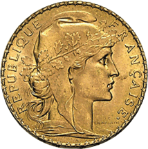 20 Franc Gold Marianne Frankreich