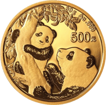 30g Gold China Panda 2021