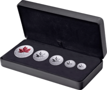 Silber Maple Leaf Jubiläums Set 2025 (Auflage: 3.000 | Reverse Proof)