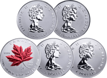 Silber Maple Leaf Jubiläums Set 2025 (Auflage: 3.000 | Reverse Proof)