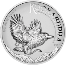 5 Unze Silber  Kookaburra 2024 (Auflage: 500 | High Relief | Polierte Platte)
