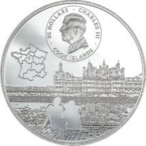 5 Unze Silber Chateau de Chambord 2024 PP (Auflage: 500 | High Relief | Polierte Platte)