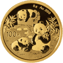 8g Gold China Panda 2025