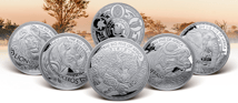 Big Five of Africa Silber Set 2025 (Auflage: 555 | Prooflike)