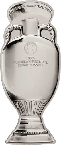 Silber UEFA EM Pokal 2024 PP (Auflage: 2.024 | Polierte Platte)