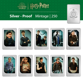 2 x 1 Unze Silber Harry Potter Mint Trading Coins (Auflage: 2.500 | Polierte Platte)