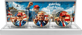 Donald Trump Silber Set II 2024 (Auflage: 100 | teilvergoldet)